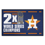 Houston Astros Dynasty Starter Mat Accent Rug - 19in. x 30in.