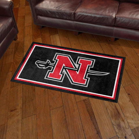Nicholls State Colonels 3ft. x 5ft. Plush Area Rug