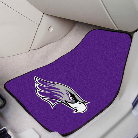 Wisconsin-Whitewater Pointers Front Carpet Car Mat Set - 2 Pieces