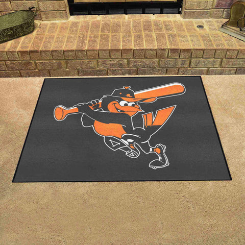 Baltimore Orioles All-Star Rug - 34 in. x 42.5 in. - Retro Collection