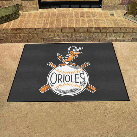 Baltimore Orioles All-Star Rug - 34 in. x 42.5 in. - Retro Collection