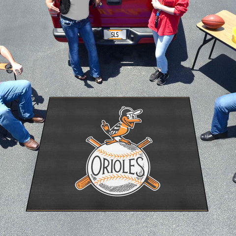 Baltimore Orioles Tailgater Rug - 5ft. x 6ft. - Retro Collection