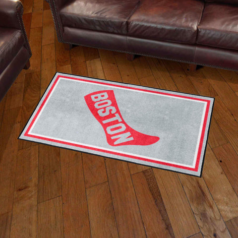 Boston Red Sox 3ft. x 5ft. Plush Area Rug - Retro Collection