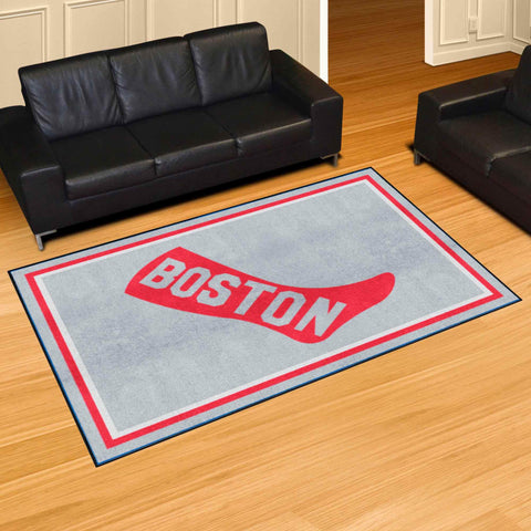 Boston Red Sox 5ft. x 8 ft. Plush Area Rug - Retro Collection