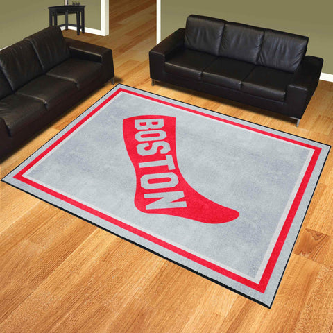 Boston Red Sox 8ft. x 10 ft. Plush Area Rug - Retro Collection