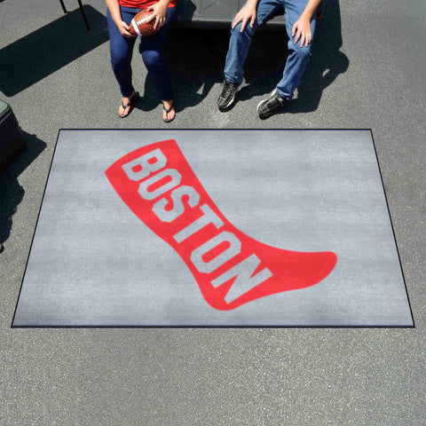 Boston Red Sox Ulti-Mat Rug - 5ft. x 8ft. - Retro Collection