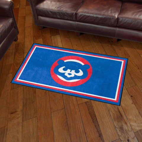 Chicago Cubs 3ft. x 5ft. Plush Area Rug - Retro Collection