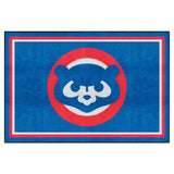 Chicago Cubs 5ft. x 8 ft. Plush Area Rug - Retro Collection