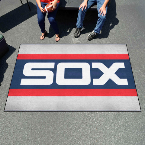 Chicago White Sox Ulti-Mat Rug - 5ft. x 8ft. - Retro Collection