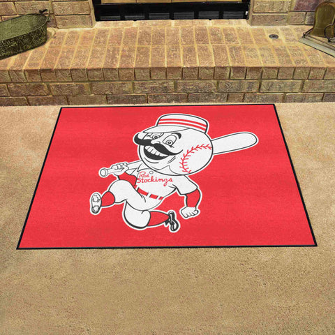Cincinnati Reds All-Star Rug - 34 in. x 42.5 in. - Retro Collection