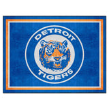 Detroit Tigers 8ft. x 10 ft. Plush Area Rug - Retro Collection