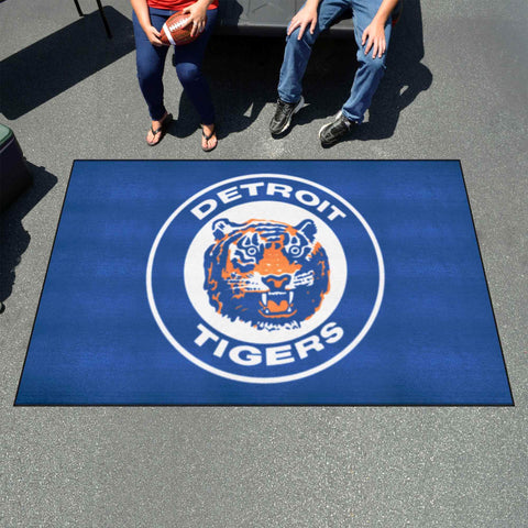 Detroit Tigers Ulti-Mat Rug - 5ft. x 8ft. - Retro Collection