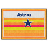 Houston Astros 5ft. x 8 ft. Plush Area Rug - Retro Collection