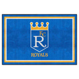 Kansas City Royals 5ft. x 8 ft. Plush Area Rug - Retro Collection