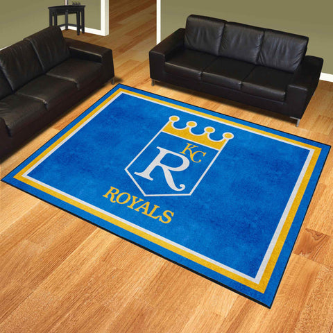 Kansas City Royals 8ft. x 10 ft. Plush Area Rug - Retro Collection