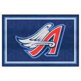 Anaheim Angels 5ft. x 8 ft. Plush Area Rug - Retro Collection