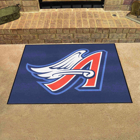 Anaheim Angels All-Star Rug - 34 in. x 42.5 in. - Retro Collection