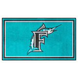 Florida Marlins 3ft. x 5ft. Plush Area Rug - Retro Collection