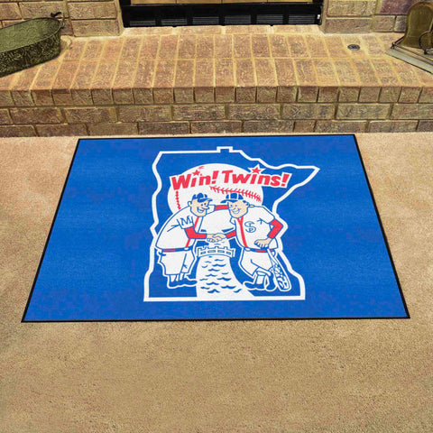 Minnesota Twins All-Star Rug - 34 in. x 42.5 in. - Retro Collection
