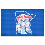 Minnesota Twins Ulti-Mat Rug - 5ft. x 8ft. - Retro Collection