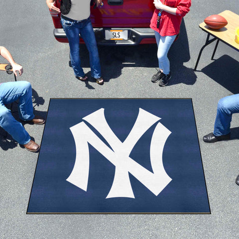New York Yankees Tailgater Rug - 5ft. x 6ft. - Retro Collection