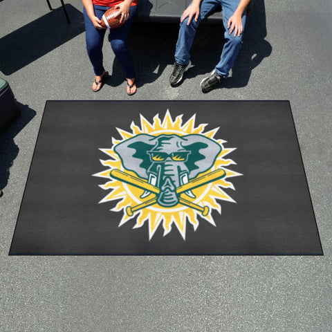 Oakland Athletics Ulti-Mat Rug - 5ft. x 8ft. - Retro Collection