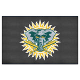 Oakland Athletics Ulti-Mat Rug - 5ft. x 8ft. - Retro Collection