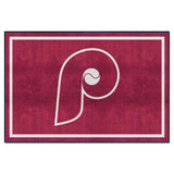 Philadelphia Phillies 5ft. x 8 ft. Plush Area Rug - Retro Collection