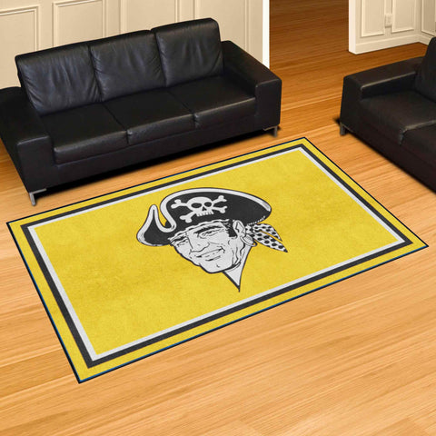 Pittsburgh Pirates 5ft. x 8 ft. Plush Area Rug - Retro Collection