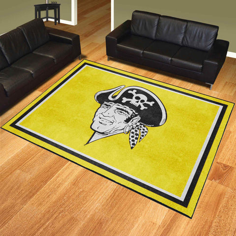 Pittsburgh Pirates 8ft. x 10 ft. Plush Area Rug - Retro Collection