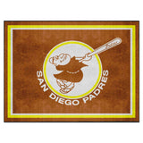 San Diego Padres 8ft. x 10 ft. Plush Area Rug - Retro Collection