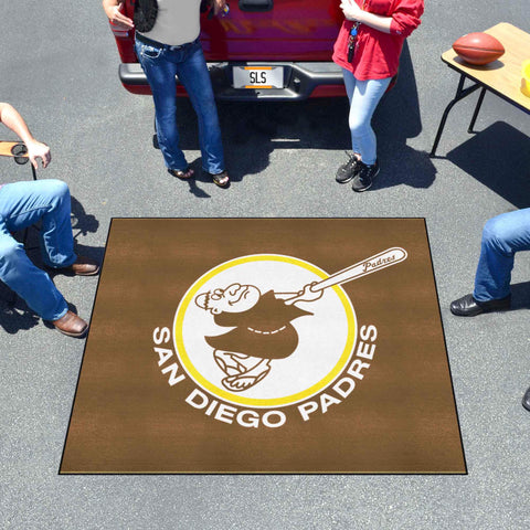 San Diego Padres Tailgater Rug - 5ft. x 6ft. - Retro Collection