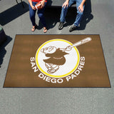 San Diego Padres Ulti-Mat Rug - 5ft. x 8ft. - Retro Collection