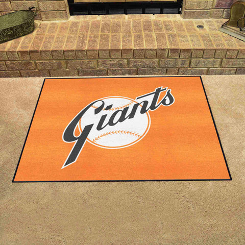 New York Giants All-Star Rug - 34 in. x 42.5 in. - Retro Collection