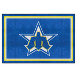 Seattle Mariners 5ft. x 8 ft. Plush Area Rug - Retro Collection