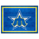 Seattle Mariners 8ft. x 10 ft. Plush Area Rug - Retro Collection