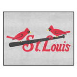 St. Louis Cardinals All-Star Rug - 34 in. x 42.5 in. - Retro Collection