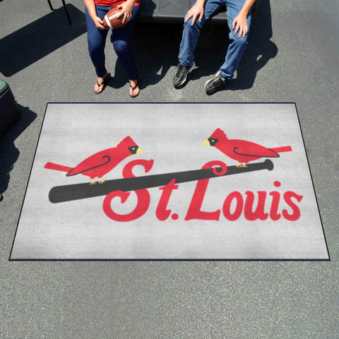 St. Louis Cardinals Ulti-Mat Rug - 5ft. x 8ft. - Retro Collection