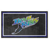 Tampa Bay Devil Rays 3ft. x 5ft. Plush Area Rug - Retro Collection