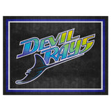 Tampa Bay Devil Rays 8ft. x 10 ft. Plush Area Rug - Retro Collection