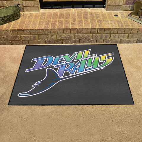 Tampa Bay Devil Rays All-Star Rug - 34 in. x 42.5 in. - Retro Collection