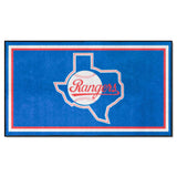 Texas Rangers 3ft. x 5ft. Plush Area Rug - Retro Collection