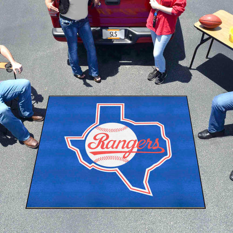 Texas Rangers Tailgater Rug - 5ft. x 6ft. - Retro Collection