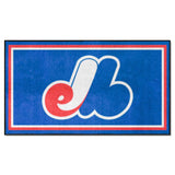 Montreal Expos 3ft. x 5ft. Plush Area Rug - Retro Collection