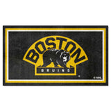 Boston Bruins 3ft. x 5ft. Plush Area Rug