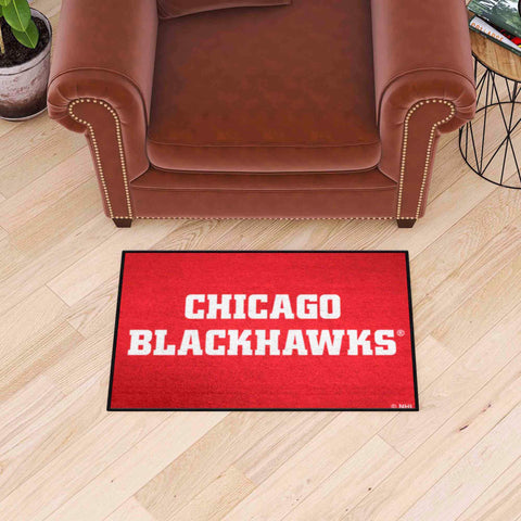 Chicago Blackhawks Starter Mat Accent Rug - 19in. x 30in.