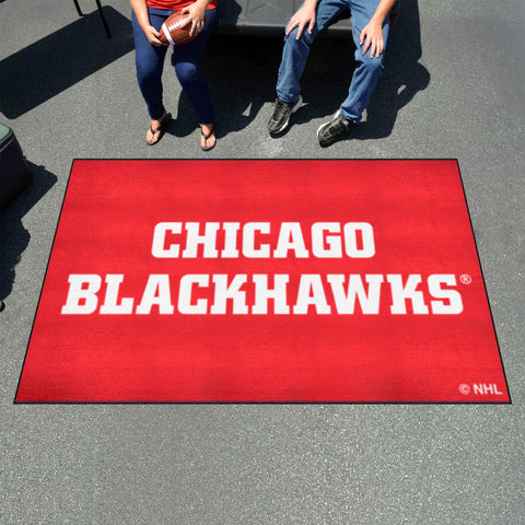 Chicago Blackhawks Ulti-Mat Rug - 5ft. x 8ft.