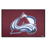 Colorado Avalanche Starter Mat Accent Rug - 19in. x 30in.