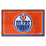 Edmonton Oilers 4ft. x 6ft. Plush Area Rug