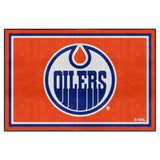 Edmonton Oilers 5ft. x 8 ft. Plush Area Rug